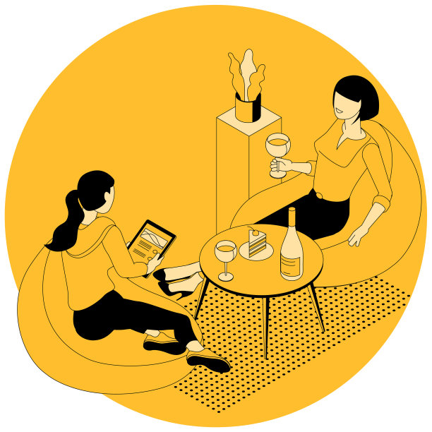 年轻女子坐在椅子上休息图片下载