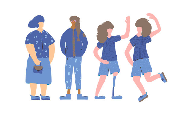 女生女生人孤僻可爱淑女图片下载