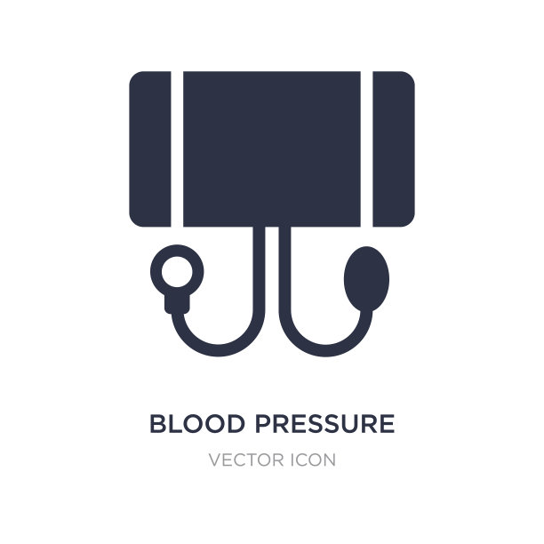 血压计图标在白色背景上图片下载