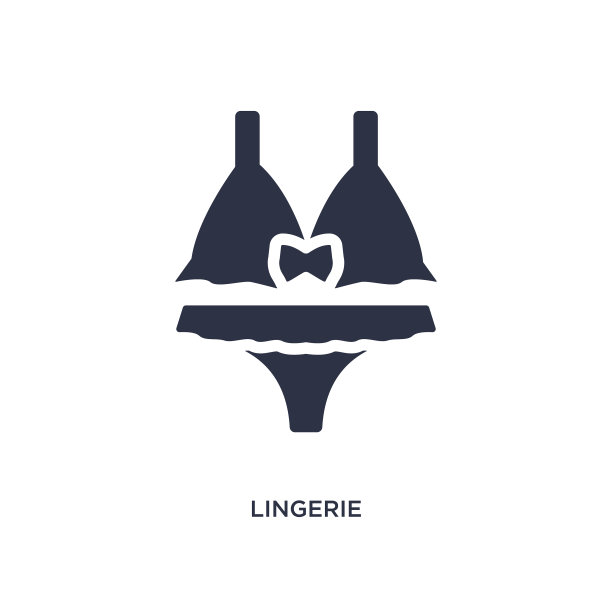 内衣图标上的白色背景简单的元素图片下载