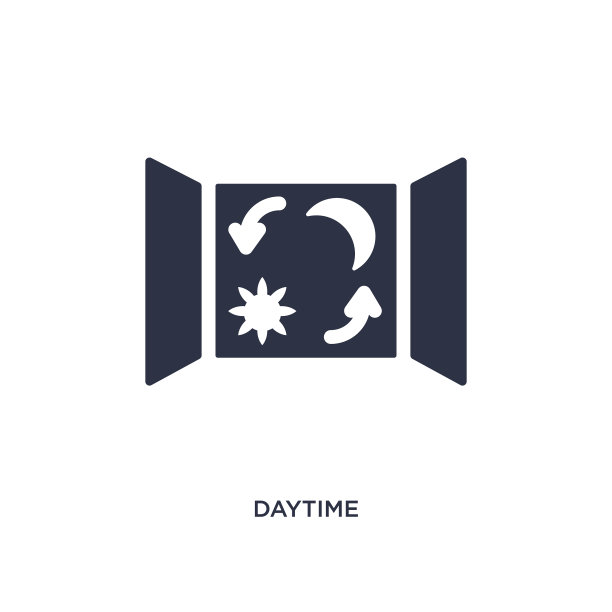 白天图标上的白色背景简单的元素图片下载
