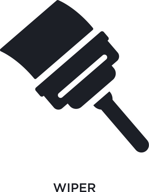 刮水器隔离图标简单的元素从清洁图片下载