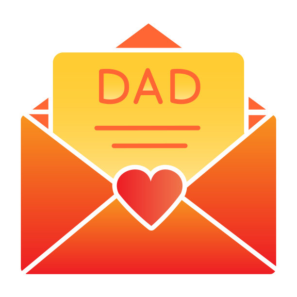 父亲节问候平图标信给爸爸图片下载