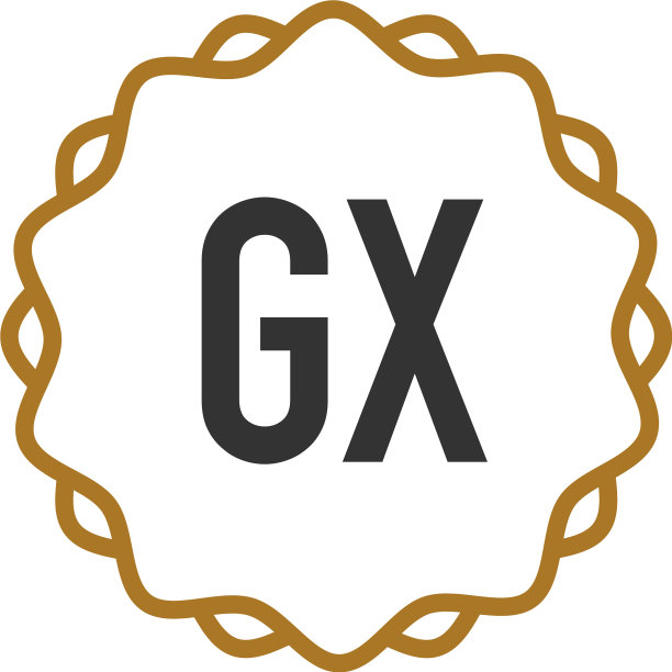 首字母gx优雅创意logo图片下载