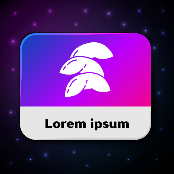 白华幸运饼干图标孤立图片下载