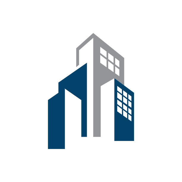 企业商务大厦标志图形风格图片下载