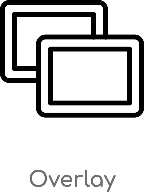 黑色覆盖图标轮廓图片下载