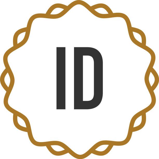 首字母id优雅创意标志图片下载