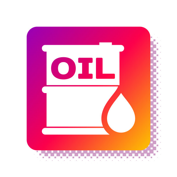 白色油桶图标孤立在白色背景图片下载