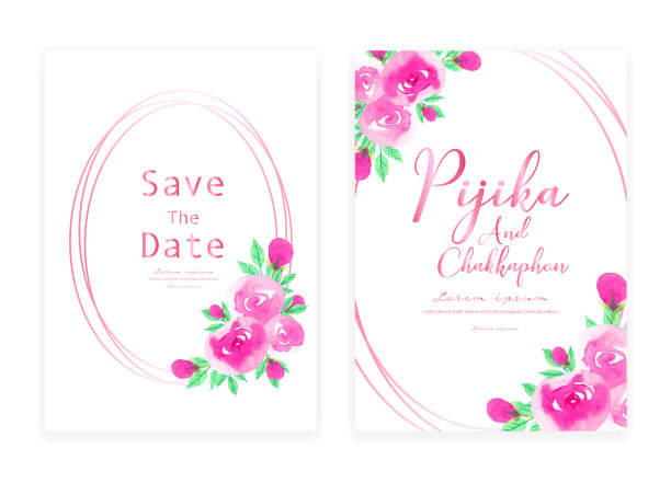 保存日期婚礼卡片图片下载