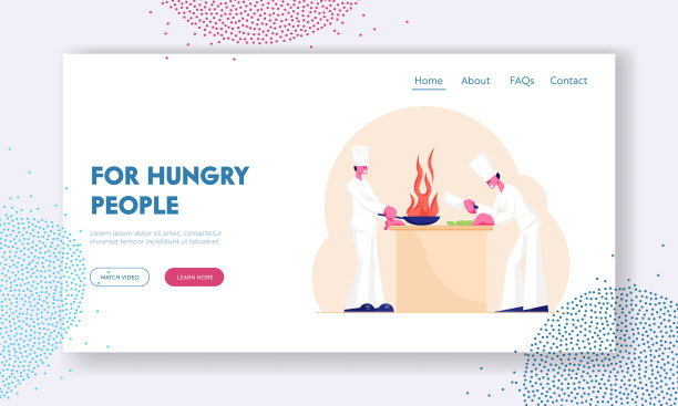 主厨和副主厨烹饪餐厅网站图片下载