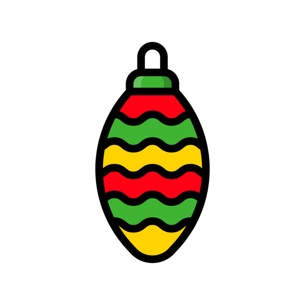 可爱的圣诞球孤立在白色的背景图片下载