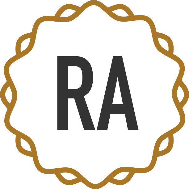 首字母ra优雅创意标志图片下载