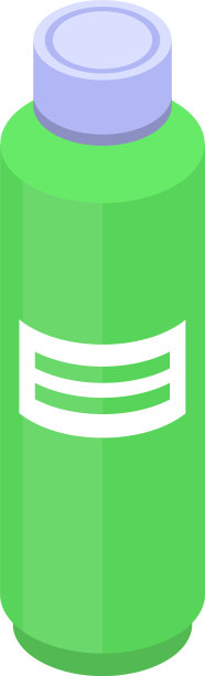 酸橙汁瓶图标等距风格图片下载