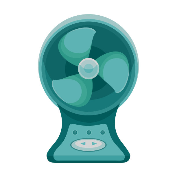 风扇图标卡通图标隔离上图片下载