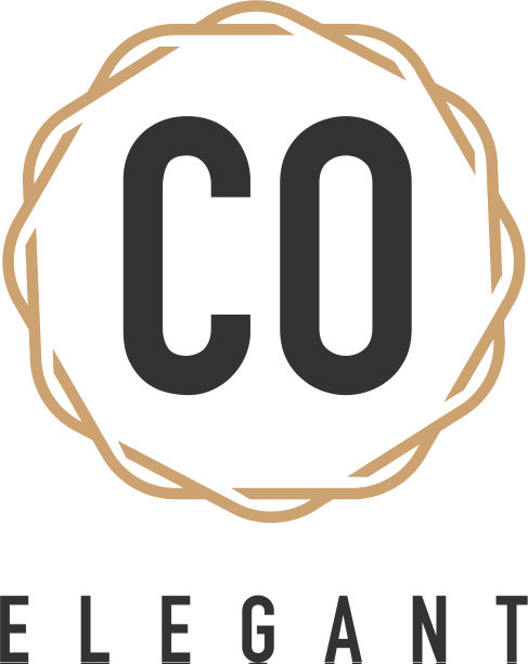 字母CO奢华简约优雅logo图片下载