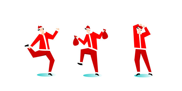 圣诞老人红帽子潮人图片下载