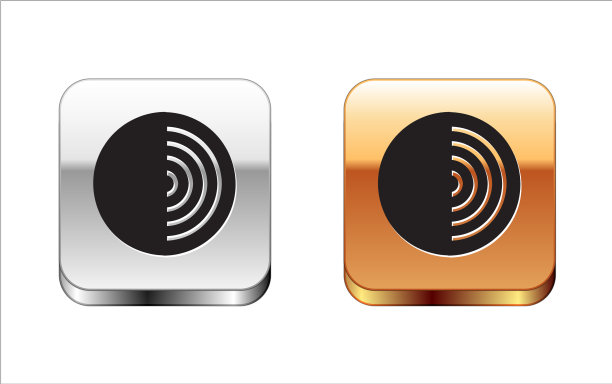 黑土结构图标孤立在白色上图片下载