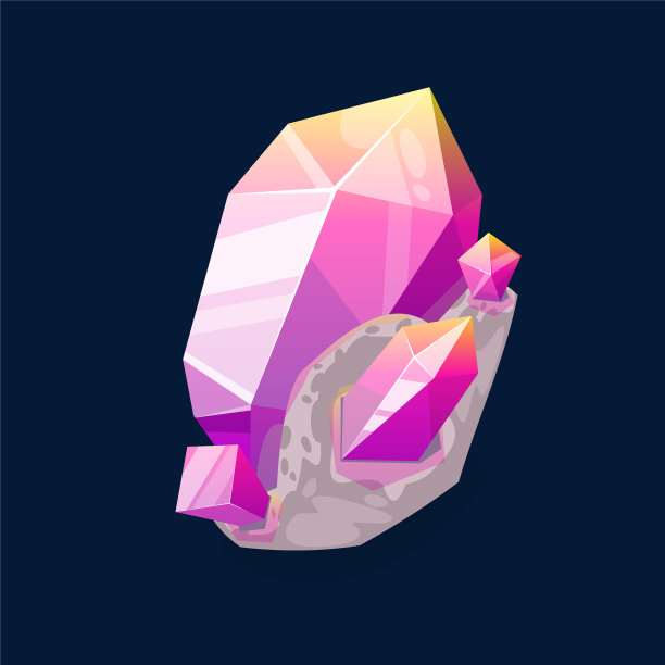 石英石，粉红色宝石，紫色矿物，水晶图片下载