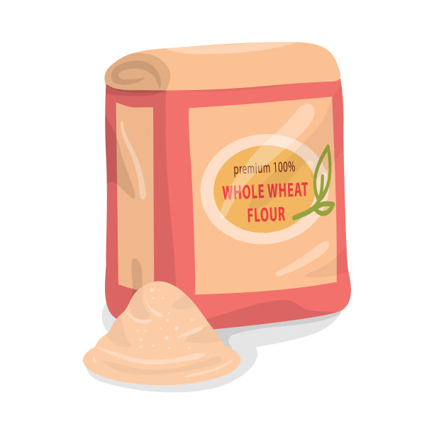 隔离对象面粉和包图标收集图片下载