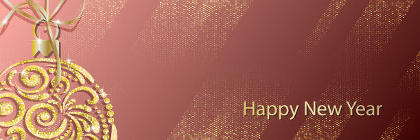 节日设计圣诞和新年快乐图片下载