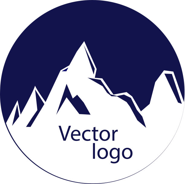 Webstylish蓝山山标志符号图片下载