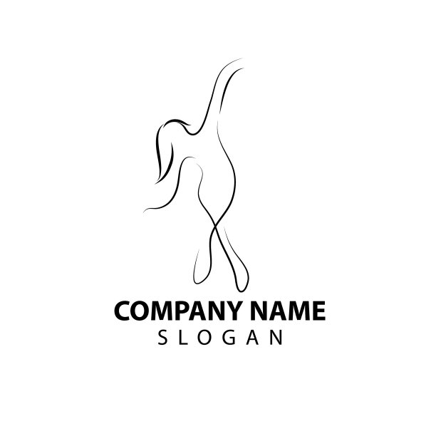 舞蹈标识设计舞蹈工作室健身班标识图片下载