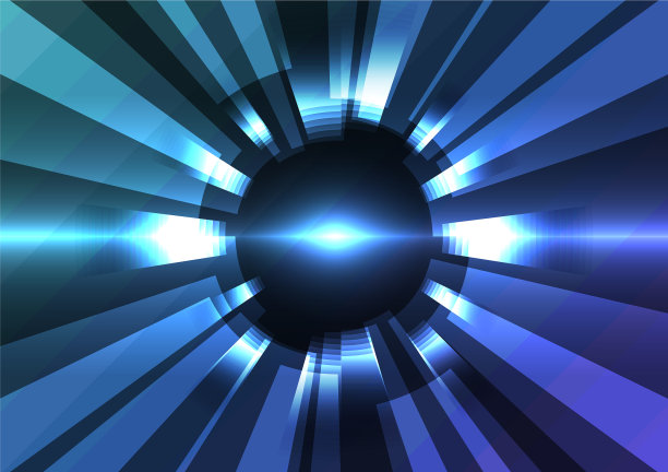 圆数字像素抽象背景图片下载