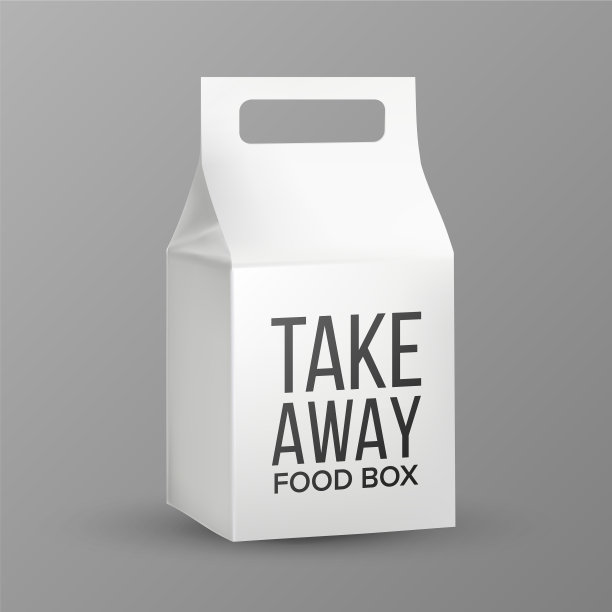 带手柄的运输食品的箱子图片下载