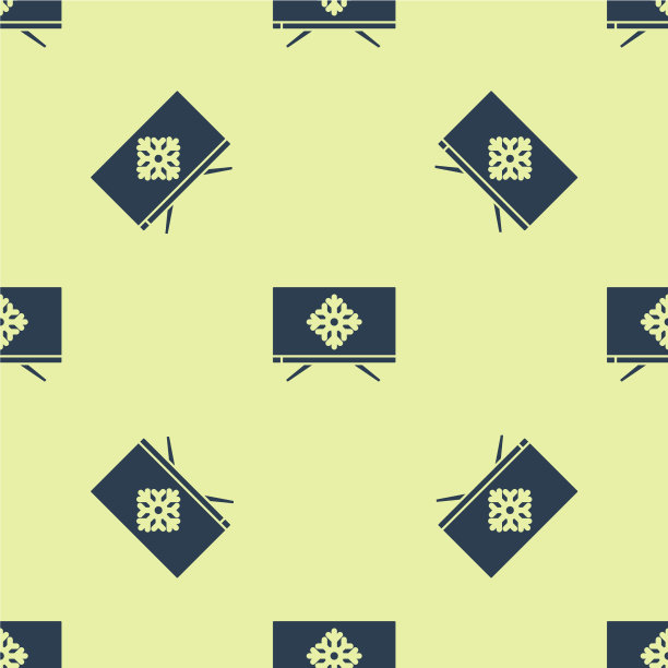 在电视和雪花上忧郁的圣诞快乐图片下载