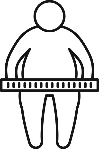 超重测量图标轮廓样式图片下载