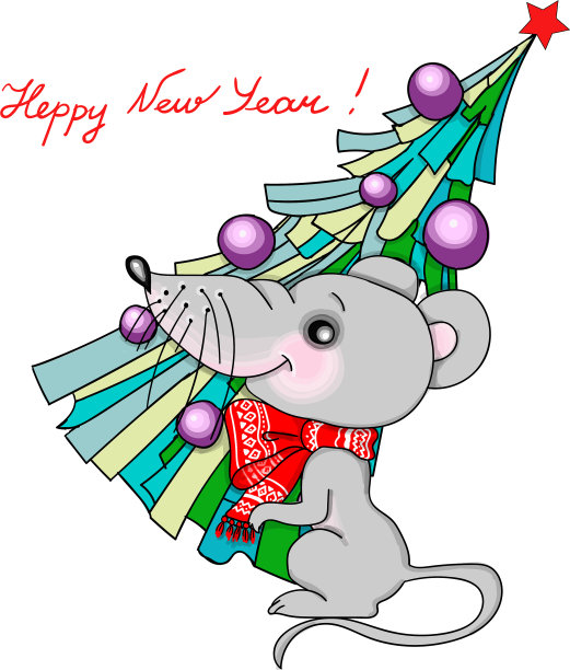 有趣的鼠标图标横幅设计朋友图片下载