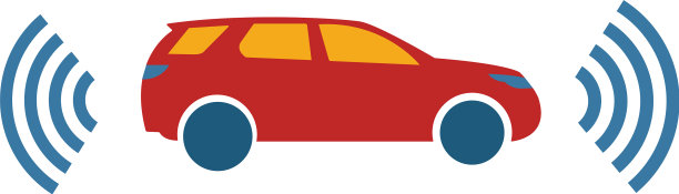智能汽车图标来自智能设备的简单元素图片下载