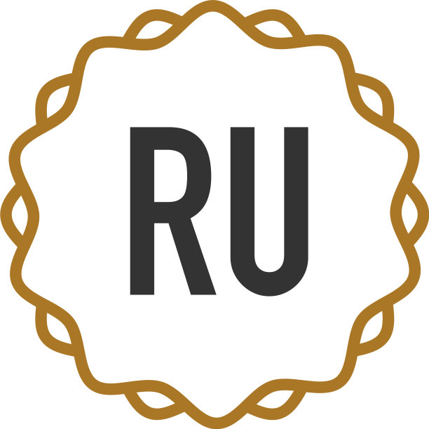 首字母ru优雅创意logo图片下载