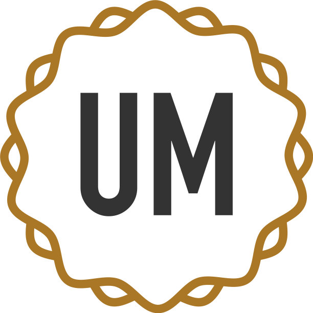 UM首字母优雅创意Logo图片下载