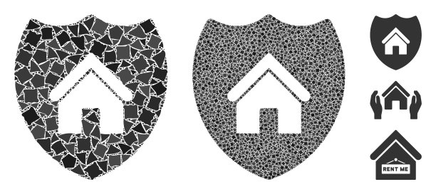 物业保险组合图标参差不齐项目图片下载