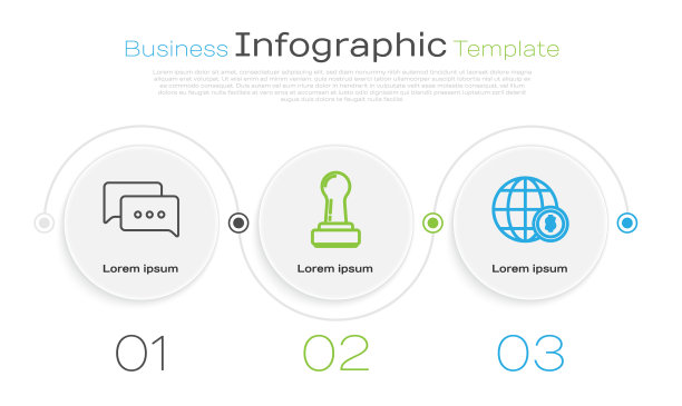 设置线语音气泡聊天邮票和地球仪图片下载