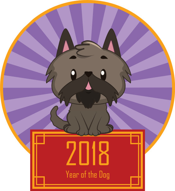 年的狗可爱图片下载