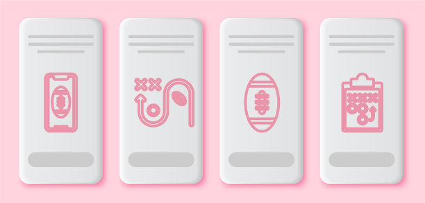 设置智能手机与美式足球图片下载