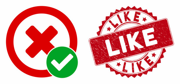 真正的负面图标与垃圾像海豹图片下载