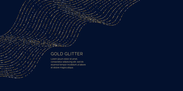 背景用金色的闪光来放置图片下载