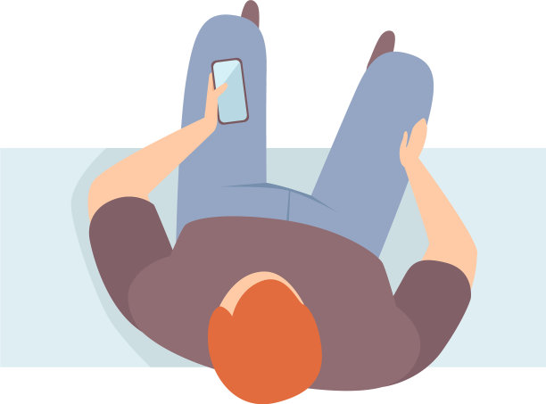 男人坐在长凳上，手里拿着手机图片下载