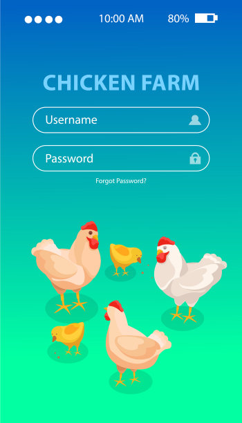 养鸡场移动背景图片下载