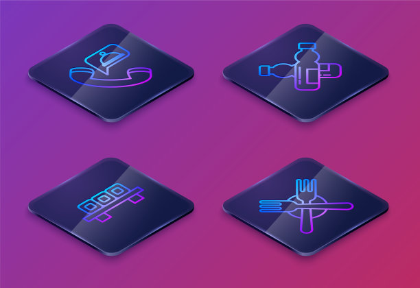 设定等距线食物点寿司切割图片下载