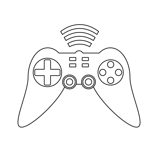 游戏机图标为白色图片下载