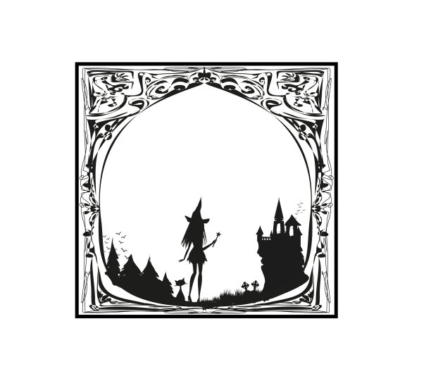 框架巫婆墓地和鬼屋图片下载