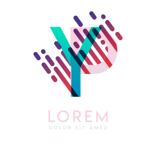 Yp标志与主题银河速度和风格图片下载