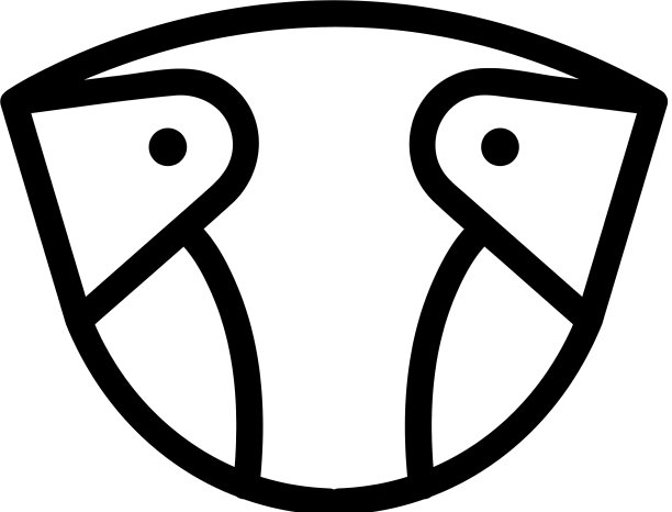 巴贝茨图标孤立轮廓符号图片下载