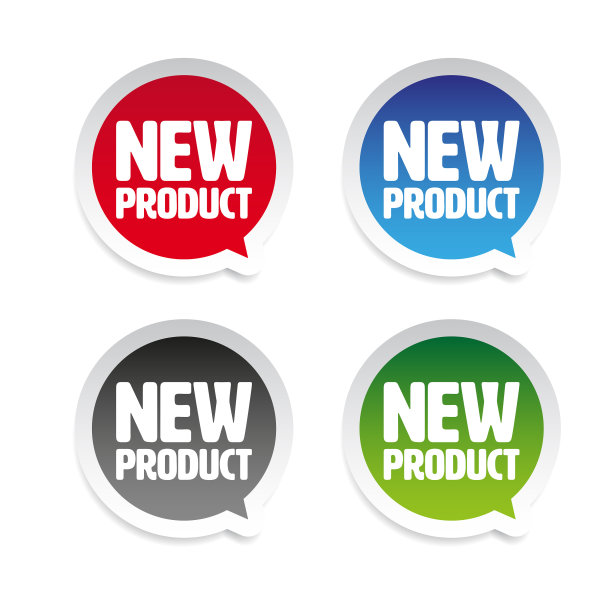 新产品贴纸演讲气泡图片下载