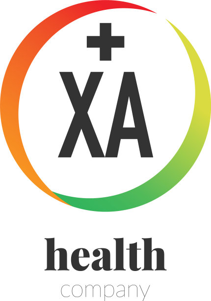 字母XA创意健康公司logo图片下载